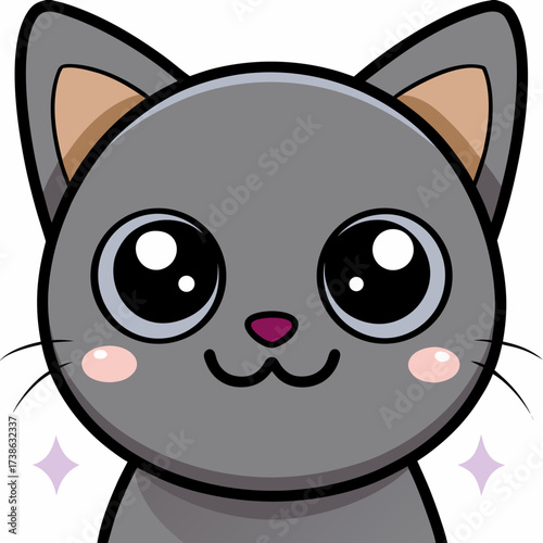 A cute pink cartoon piglet vector illustration with a funny smile and a friendly face is an isolated farm animal drawing for a baby icon