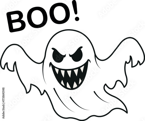 Scary Ghost Boo Halloween