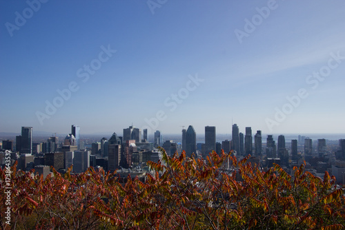 Montreal during Indian Summer in Canada