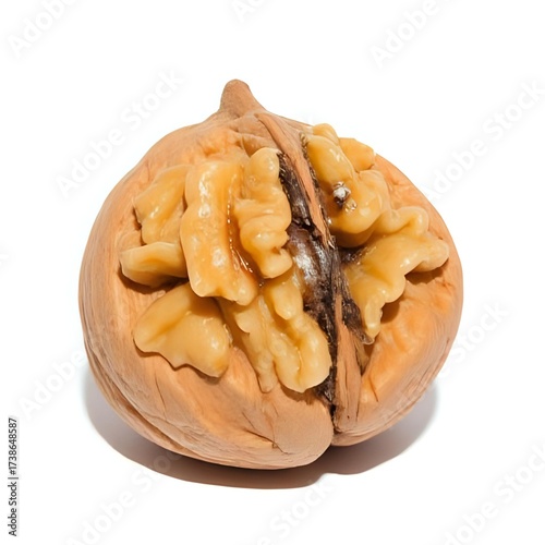 walnuts in a wooden bowl