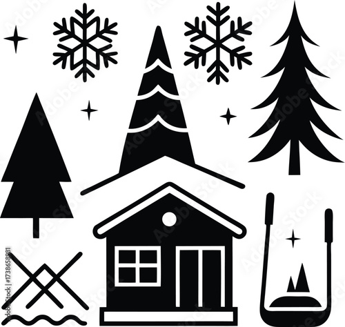 Dramatic silhouette of a powerful black stallion galloping across a vast open field isolated on transparent background