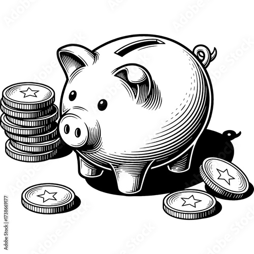 Parents and children at a table, each engrossed in a smartphone, illustrating digital disconnect and screen time impact on modern family dynamics