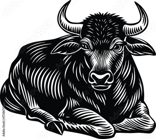 Digital rendering of a textured geometric abstract shape in vibrant blue tones isolated on transparent background