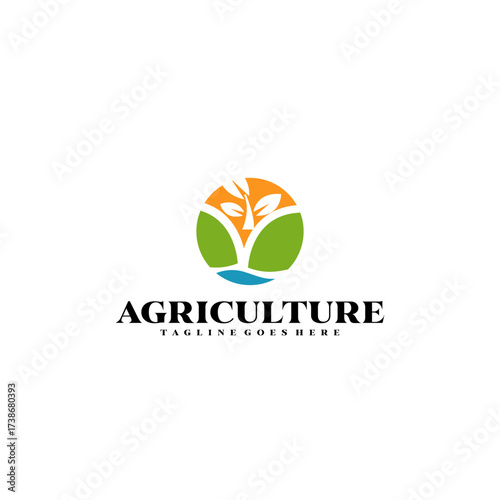 Nature's Embrace: A Symbol of Agriculture and Sustainable Growth with Clean Design