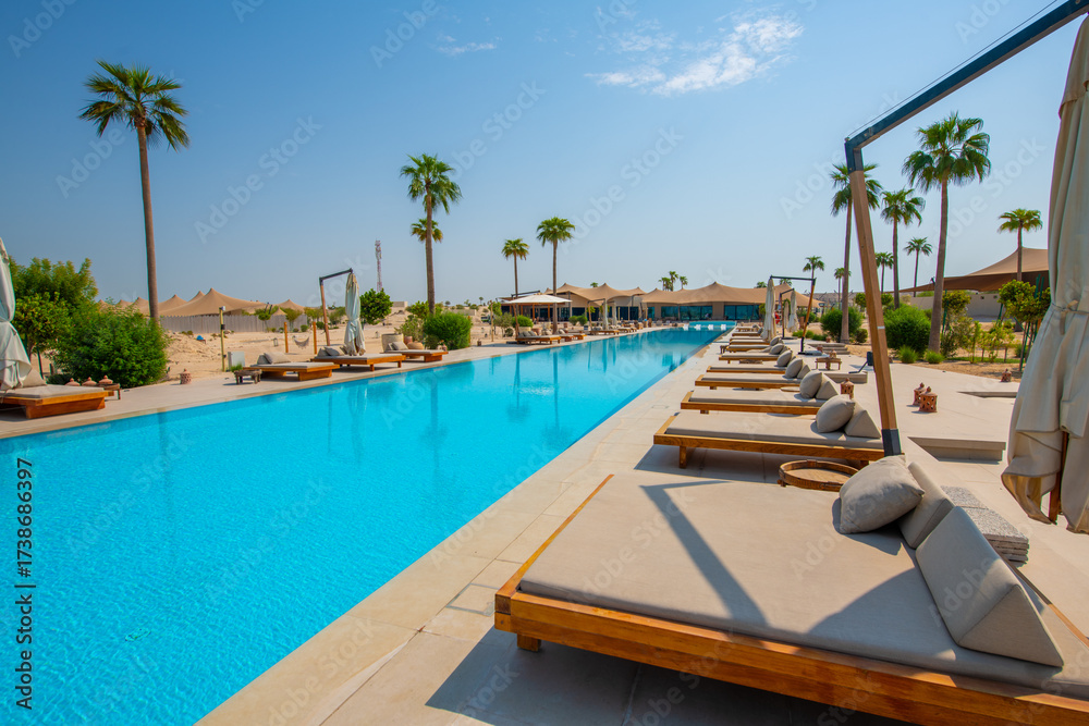 Fototapeta premium Luxury resort located in Qatar
