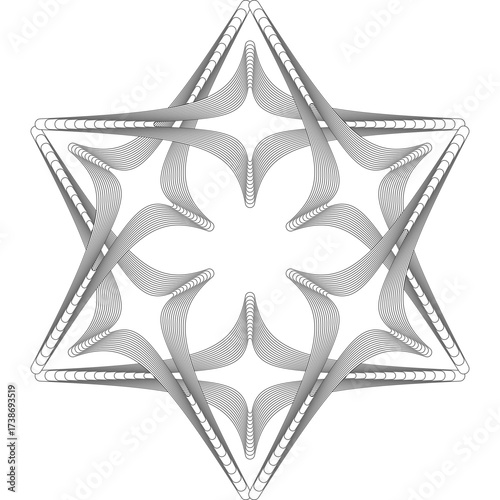 Modern geometric design with abstract shapes and vibrant colors / Diseño geométrico moderno con formas abstractas y colores vibrantes / Modernes geometrisches Design mit abstrakten Formen und lebendig