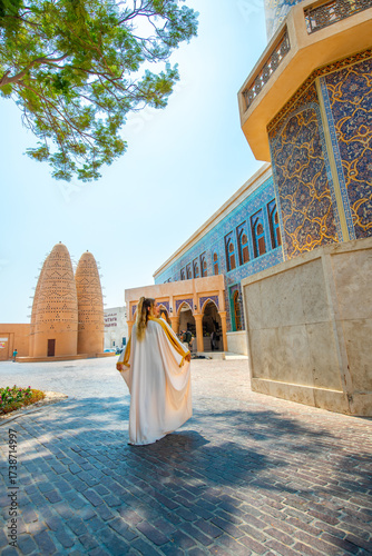 Katara Mosque and cultural village of Katara, pigeon towers, the valley of cultures