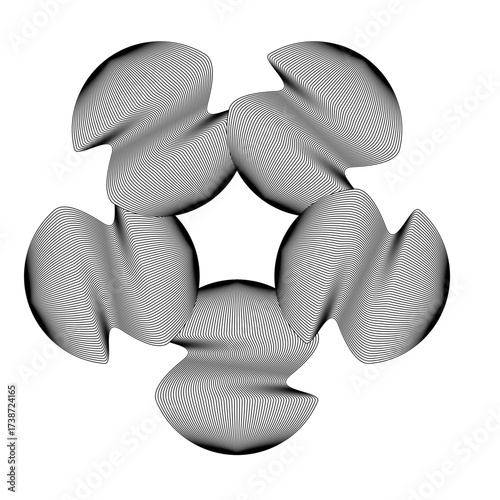 Diseño geométrico futurista / Futuristic Geometric Design / Futuristisches Geometrisches Design – para fondos digitales.