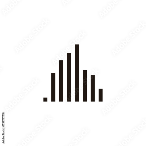 Free Download Sound, graph, volume geometric symbol simple logo vector - GFXLoad