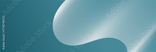 Elegant abstract background with flowing white lines on a teal gradient, forming a dynamic wave. Perfect for modern design and digital projects.