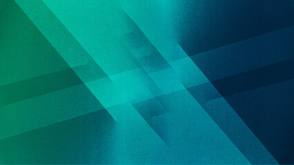  Black dark blue turquoise teal cyan aqua mint green abstract background. Geometric pattern. Color gradient. Line stripe triangle mosaic. Bright neon light glow. Grain noise mesh. Design.