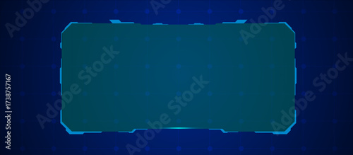 Futuristic City HUD Menu Interface