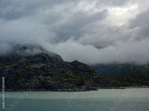 Approaching Glacier Bay, Alaska