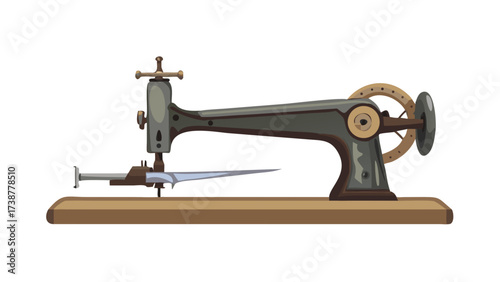 old sewing machine