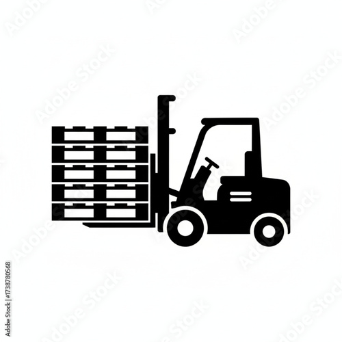 forklift truck vectors