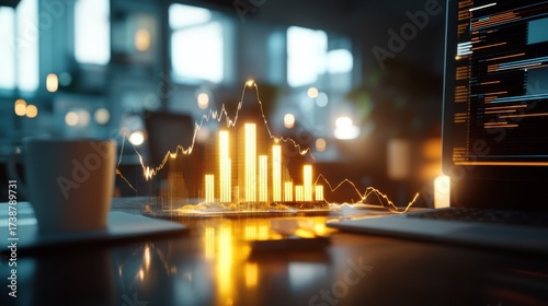 Dynamic Financial Analysis with Graphs and Coffee in Office Setting