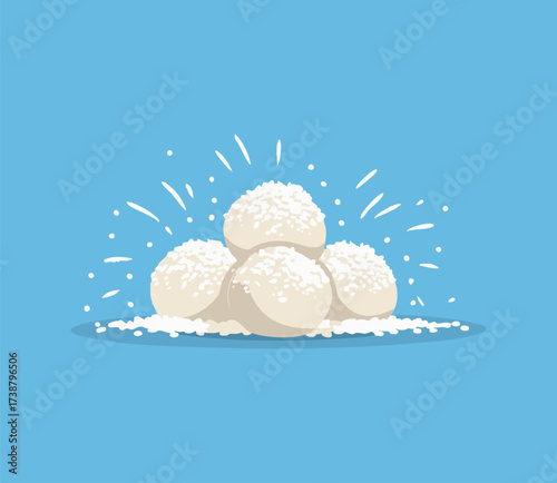 Illustration Snowball Cookies