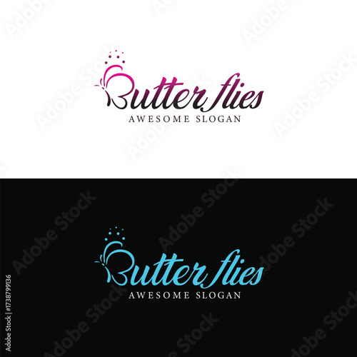 Butterfly Logo Template Design