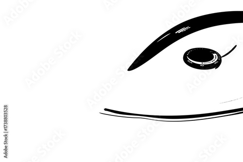 clothes iron icon in white background