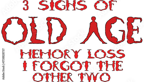 Three distinct visual representations of aging and its effects