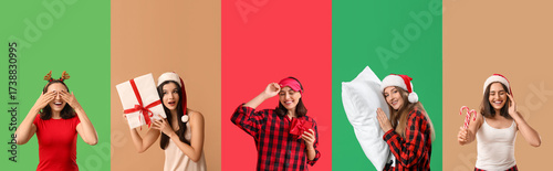 Collage of young women in C...