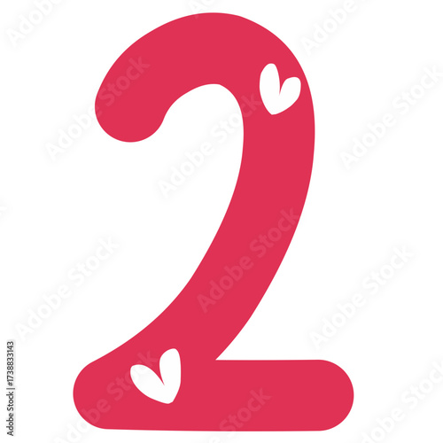 Red Numeric two