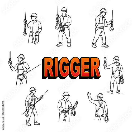 Rigger and sling