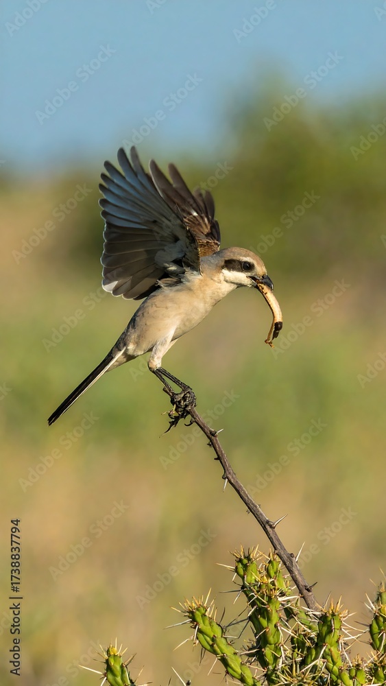 Fototapeta premium Bird on perch