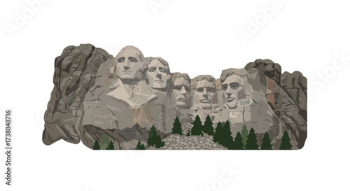 Mount Rushmore National Memorial with Historical Presidents