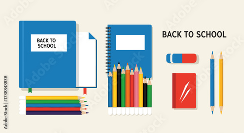 Study supplies organized for a productive learning experience.