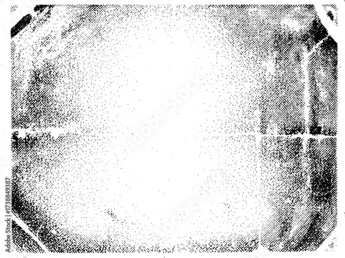 abstract black halftone photocopy pattern seamless transparent background