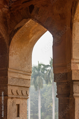 Closeup of Archway – Tomb, Lodhi Gardens, Delhi, 31 Jan 24