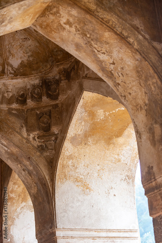 Closeup of Carvings on Archways – Tomb, Lodhi Gardens, Delhi, 31 Jan 2024