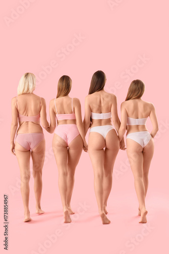 Different beautiful women o...