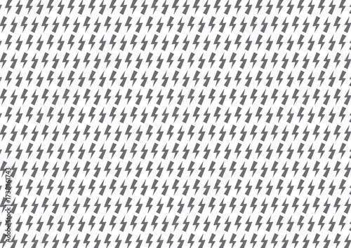 grey thunderbolt seamless pattern background vector design