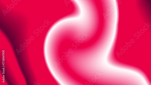Animation flowing abstract shapes in shades of pink and white gracefully dance across your screen.