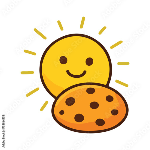 Cookies With Chocolate Chips Clip Art