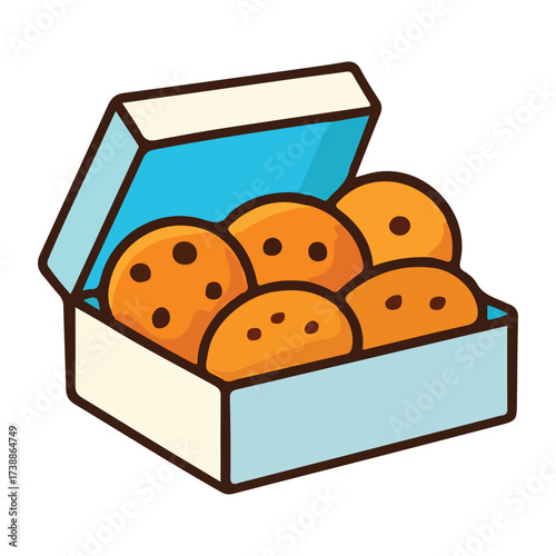 Cookies With Chocolate Chips Clip Art