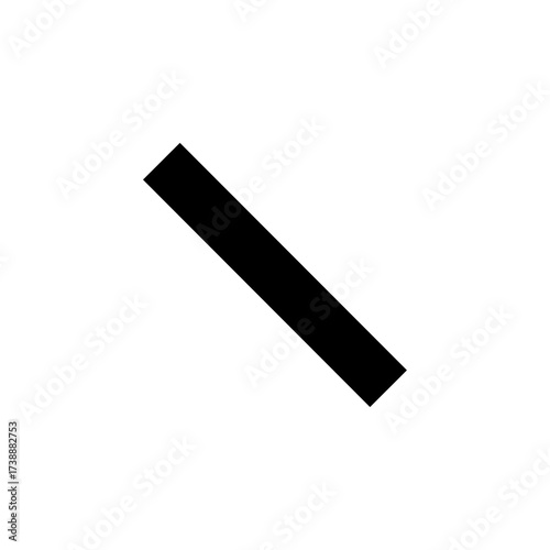 Backslash vector icon stripe diagonal line symbol template