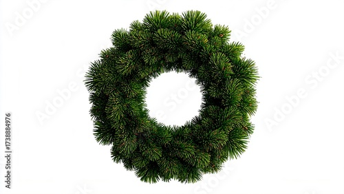 Christmas wreath transparent background