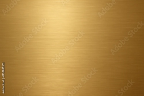 Brushed gold metal textured background panoramic shimmering foil gradient surface