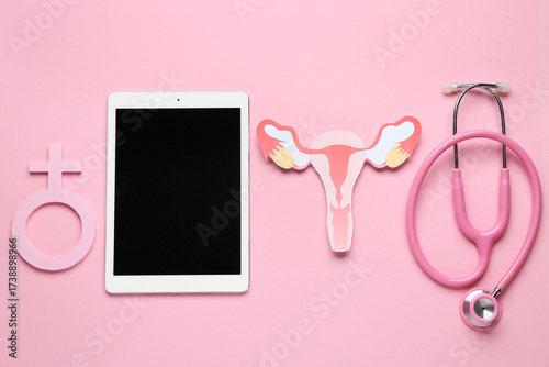 Tablet with paper uterus, s...