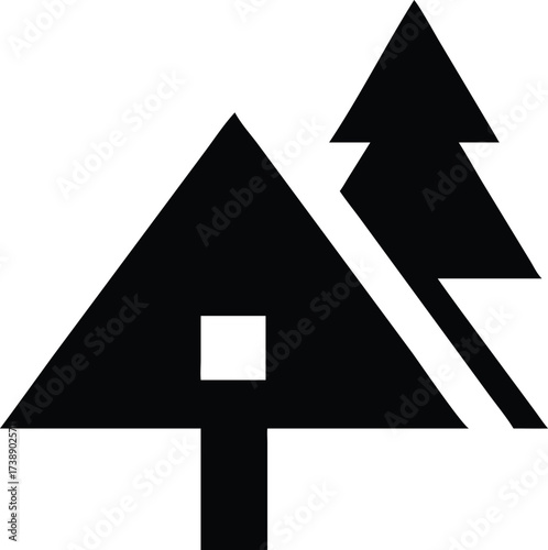 Minimalist Silhouette of a Person Depicting Thought or Contemplation human male