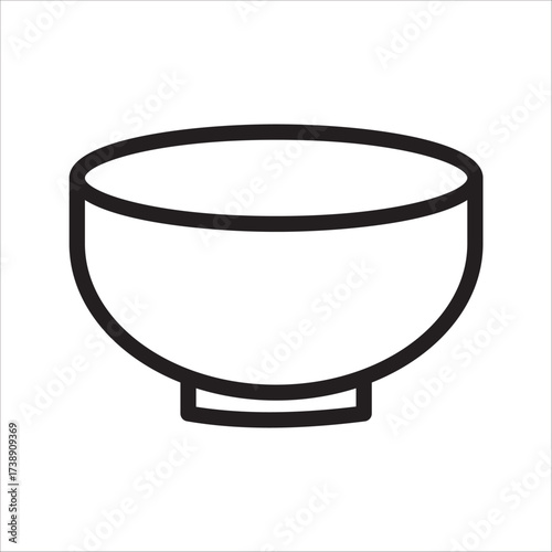 Breakfast, oatmeal and cereals editable stroke outline icons  isolated on white background flat vector illustration. 
