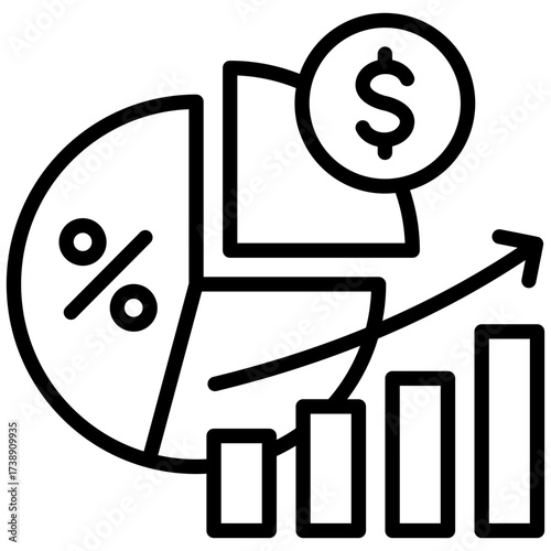 Profit Margin  Icon