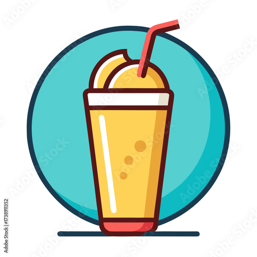 Banana Smoothie Icon