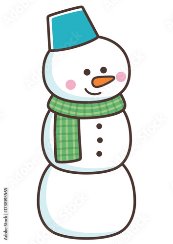 かわいい雪だるま