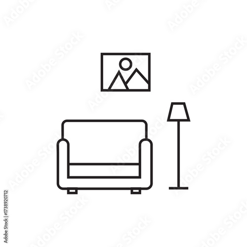 living room icon