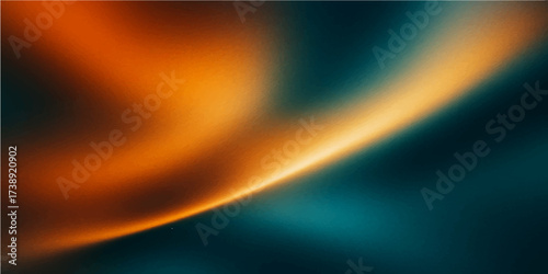 Abstract colorful background features dark blue and green wave lines in a glowing digital motion design