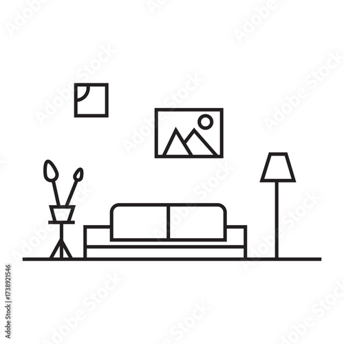 living room icon